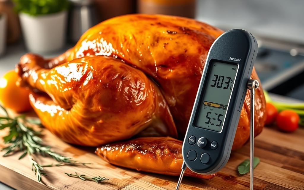 Fleisch Thermometer zur Kerntemperatur überwachen