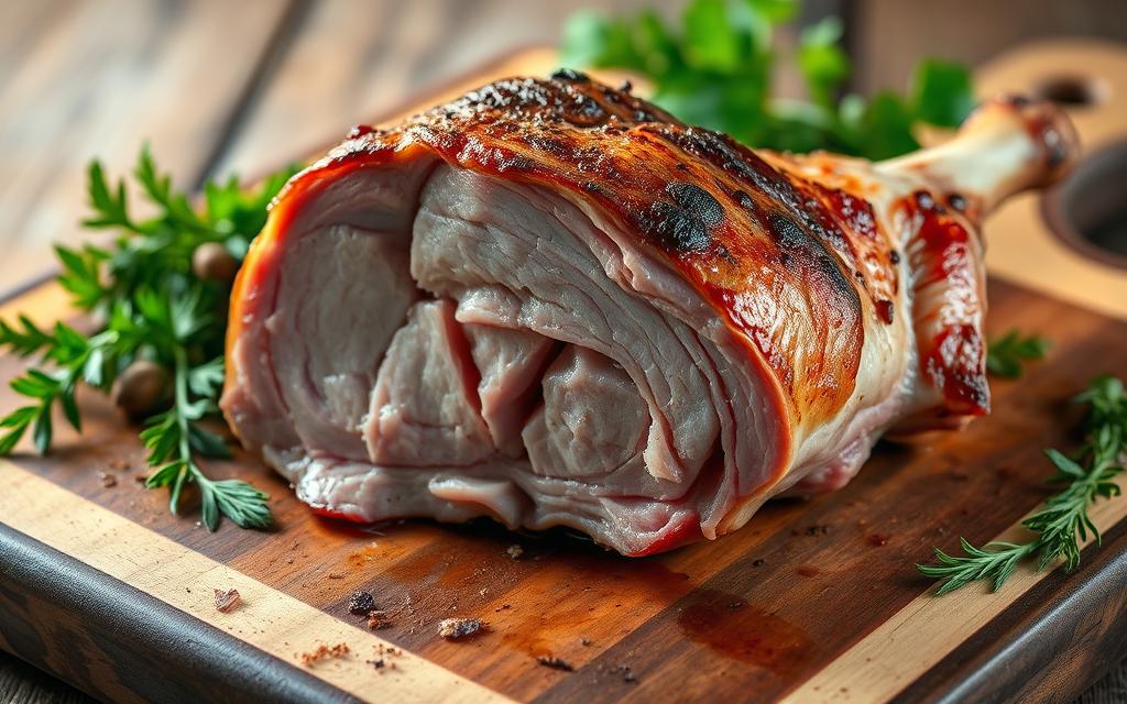 ideale Kerntemperatur Schweinehals